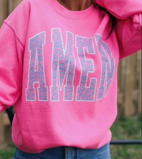 AMEN sweatshirt in neon!