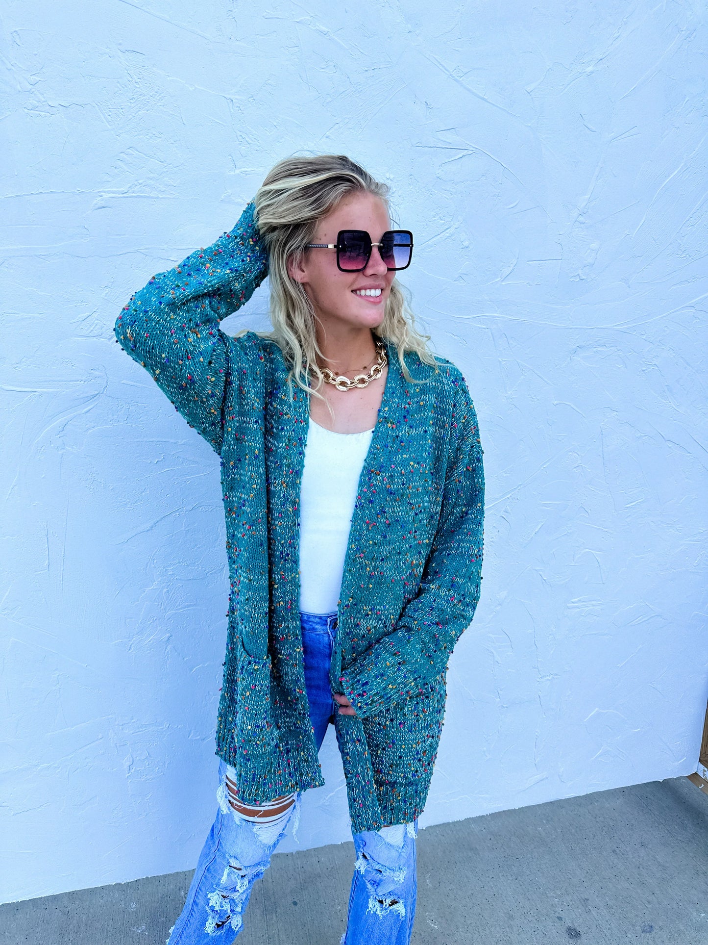 PREORDER: Miley Dot Cardigan In Assorted Colors