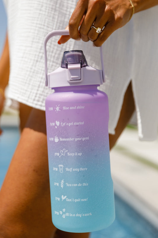 Happy Hydrations Water Bottles Purple